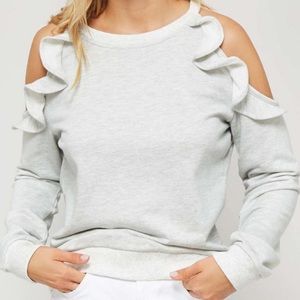 Promesa cold shoulder sweatshirt light weight  L